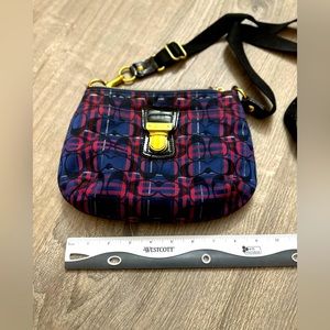 COACH - Small red & blue ‘Poppy’ crossbody handbag